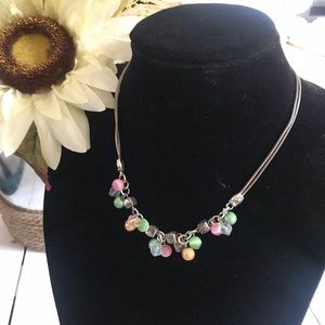 ❤️ Brighton Beaded Necklace, beautiful piece with colorful beads, EUC.